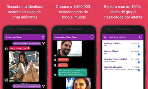 Las 10 mejores aplicaciones de chat anónimo para Android